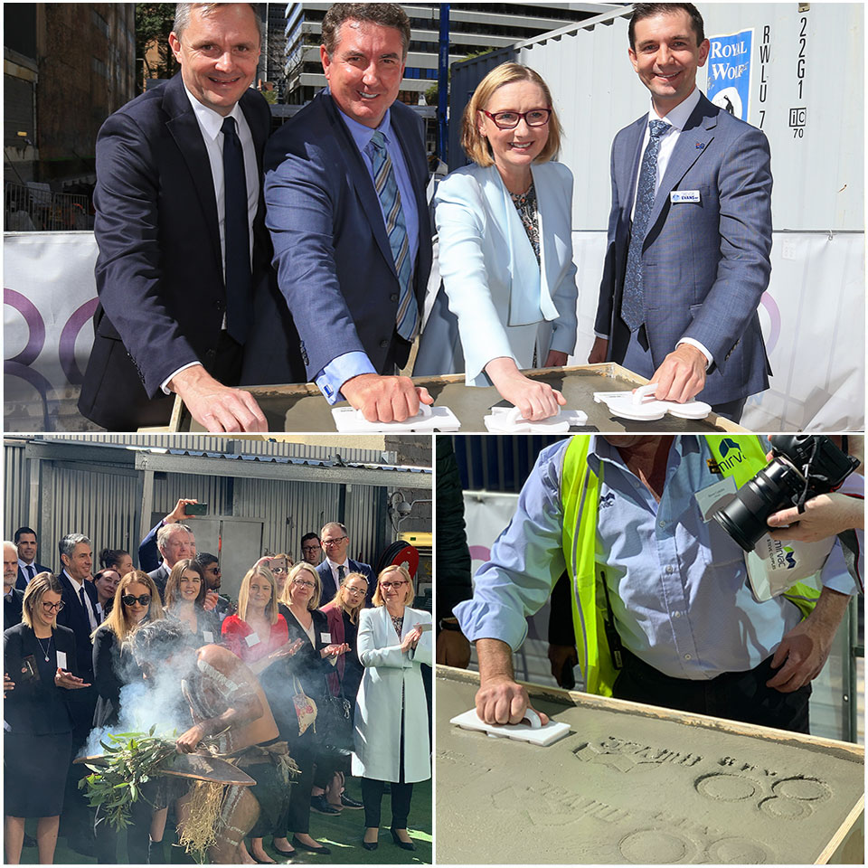 ▲ The event was attended by the Hon. Trevor Evans MP, Federal Member for Brisbane; anchor tenant, Suncorp; and Mirvac.