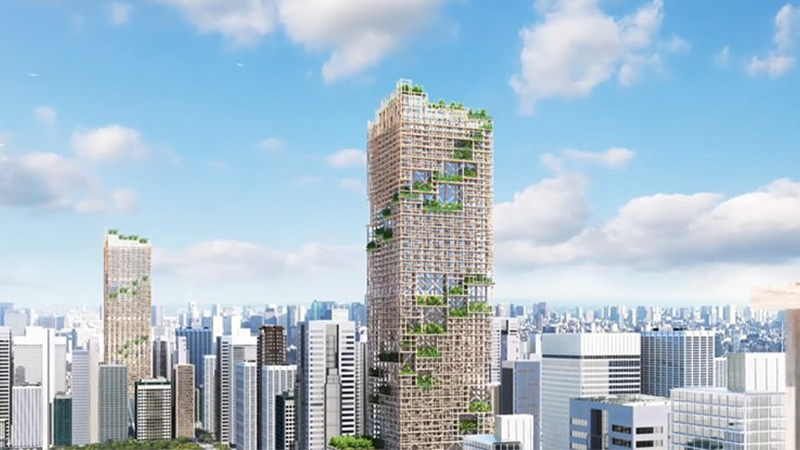 W350 Project, Timber Tower, Tokyo